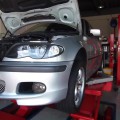 BMW　E46 318 水漏れ修理　ガレージジュリア神戸 東灘 西宮 芦屋